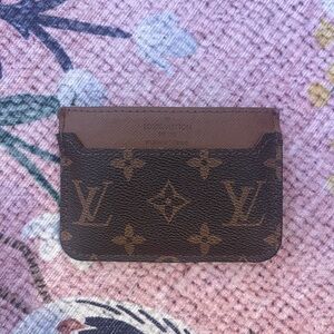 Brown Logo Card Holder